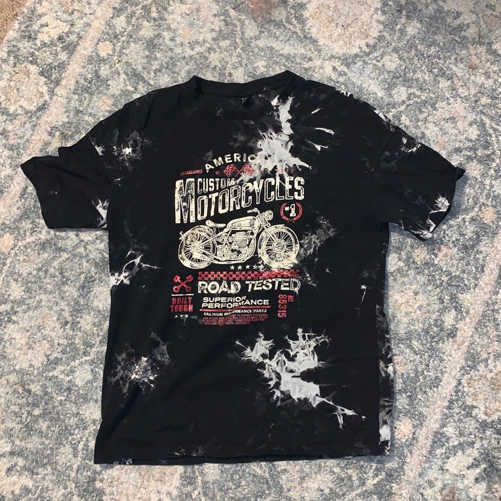 Motorcycle shirt shein